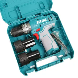 Total Li-Ion 12V Impact Drill (with 2 x Batteries) - TIDLI12202E