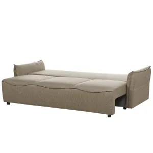 Beliani Modern Sofa Bed KRAMA Brown