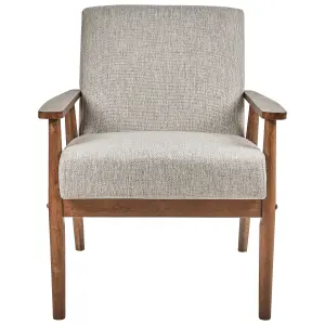 Beliani Retro Armchair ESRUM Grey