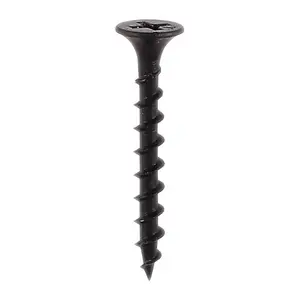 TIMCO Drywall Coarse Thread Bugle Head Black Screws - 3.5 x 38