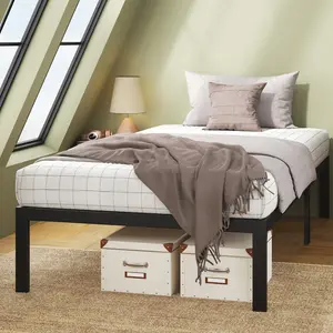 Chicoine Minimalist Metal Bed Frame Single (3')