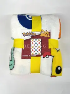 Pokémon Badges Fleece Blanket (One Size)