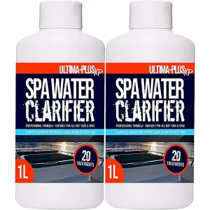 ULTIMA-PLUS XP Spa Water Clarifier - Transforms Hot Tub Water From Cloudy and Dirty to Crystal Clear 2L