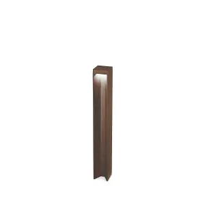 Luminosa KURT LED Outdoor Bollard Coffee, 4000K, IP54, Non-Dim