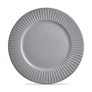 Tower Empire 16 Piece Dinnerware Set Grey