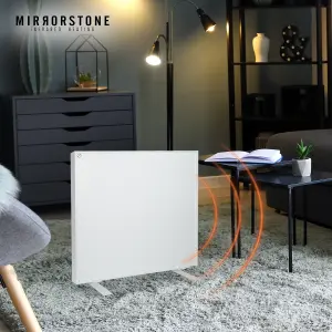 Mirrorstone 350W Classic Infrared Heating Panel With White Frame