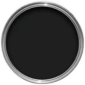 Dulux Trade Black High gloss Metal & wood paint, 1L