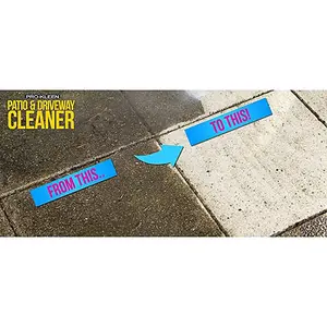 Pro-Kleen Patio & Driveway Cleaner (15L) - Removes Stains, Dirt and Grime