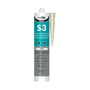 Bond it S3 Ivory High Performance Sanitary Grade Silicone Sealant, 310ml