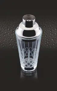 BarCraft 350ml Cut Glass Cocktail Shaker