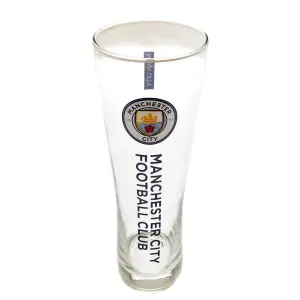 Manchester City FC Pilsner Gl Clear/Sky Blue (One Size)