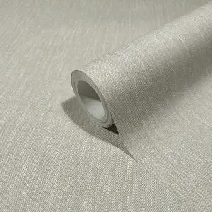 Galerie Heritage Structure Beige Plain Texture Wallpaper Roll