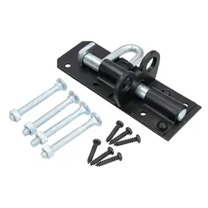 100mm Brenton Bolt Latch Sliding Lock Gate Shed Door Padbolt & Fixings