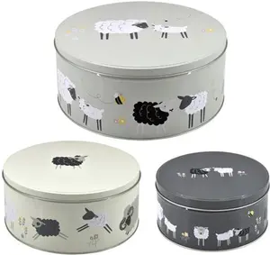 Dunelm Penny The Sheep Cake Tins Set Of 3, Animals, Aluminium