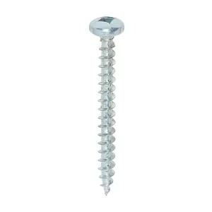 TIMCO Solo Pan Head Silver Woodscrews - 4.0 x 40 (200pcs)