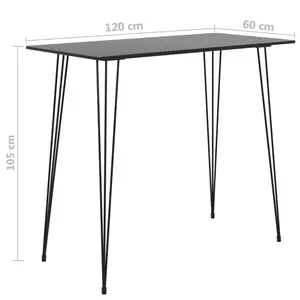 Camryne Dining Table Black