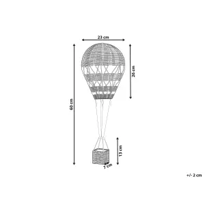 Wall Decor BEMBA Rattan Natural