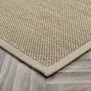 Origins Sisal Runner Light Beige with Sand Border 67CM x 200CM