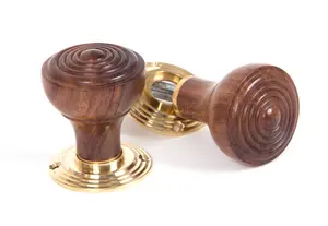 From The Anvil Rosewood Ringed Mortice/Rim Knob Set