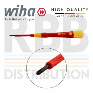 Wiha Picofinish Screwdrivers Electricians VDE Slotted & Phillips Micro Precision 42379 Phillips PH00