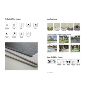 RAK 60x120 20mm Maremma Outdoor Sand Matt Smooth Unglazed Stone Effect Porcelain Outdoor Paving Tile - 0.72m² Pack of 1