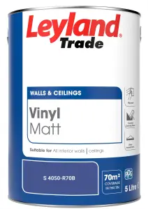 Leyland Trade Vinyl Matt Walls & Ceilings Emulsion Paint (S 4050-R70B) 5L