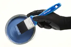 Blue Spot Tools - 3" (75mm) Synthetic Paint Brush with Soft Grip Handle