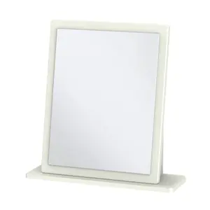 Albert Mirror in Cream Ash & Oak (Ready Assembled)