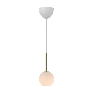 Nordlux Franca 13 Indoor Pendant Light in Brass (Height) 27cm