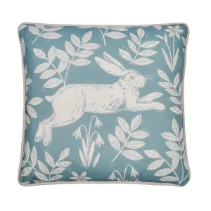 Spring Rabbit Outdoor Water & UV Resistant Duck Egg Filled Cushion