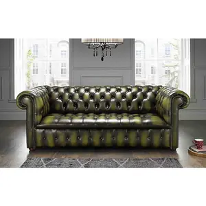 Chesterfield Classic Buttoned Seat 4 Seater