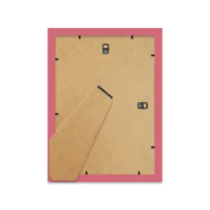 A4 Pink Picture Frame With Mount for A5 (14.8 x 21cm - 5.8 x 8.3in) Poster, Photo, Artwork, or Print.