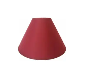 9" Cotton Coolie Lampshade - Burgundy