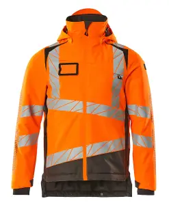 Mascot Accelerate Safe Winter Jacket with CLIMascot (Hi-Vis Orange/Dark Anthracite)  (XX Large)