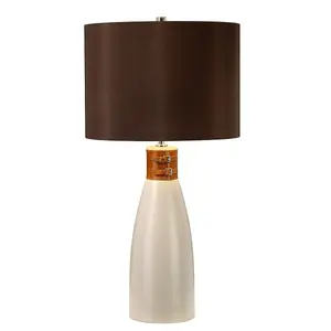 Luminosa Hammersmith 1 Light Table Lamp Ceramic, E27