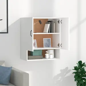 Berkfield Wall Cabinet White 60x31x70 cm Engineered Wood