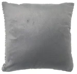 Catherine Lansfield Downstairs Living Wolf Faux Fur 43x43cm Cushion Neutral