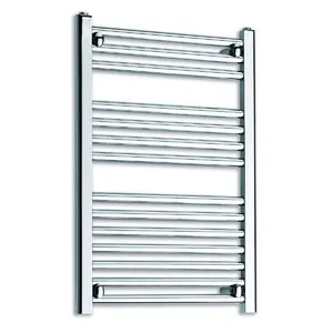 Straight Towel Rail Heated Towel Rails 80cm H x 50cm W x 5cm D