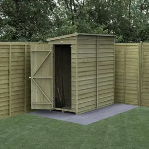 4LIFE Pent Shed 6x3 - Single Door - No Windows