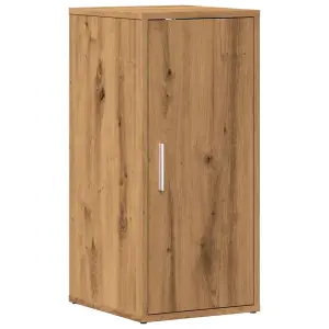 Berkfield Shoe Cabinet Artisan Oak 32x35x70 cm Engineered Wood