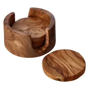 Maison by Premier Kora Olive Wood Coaster