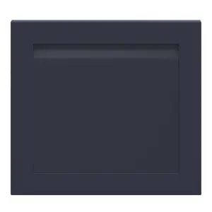 GoodHome Garcinia Integrated handle Matt navy blue Shaker Appliance Cabinet door (W)600mm (H)543mm (T)20mm