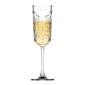 Pasabahce Timeless Glass Champagne Flutes - 170ml - Pack of 8