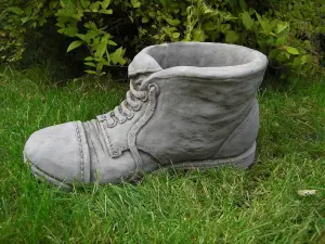 Shoe Outdoor Stone Garden Planter