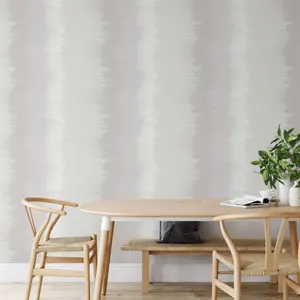 Wallquest Abstract Striped Grey Wallpaper Modern Contemporary Acrylic Coated