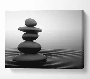 Zen Stones Canvas Print Wall Art - Medium 20 x 32 Inches