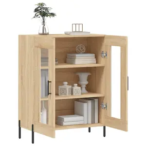 Stonefort Display Cabinet Sonoma Oak