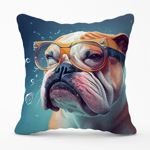 Bulldog Splashart Cushions 60cm x 60cm