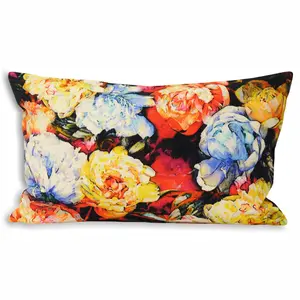 Paoletti Chaumont Floral Velvet Feather Filled Cushion