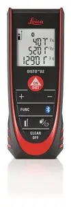 Leica Geosystems Disto D2 BT Laser Distance Measurer